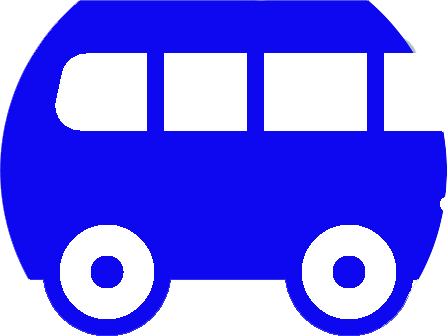 blauer Bus